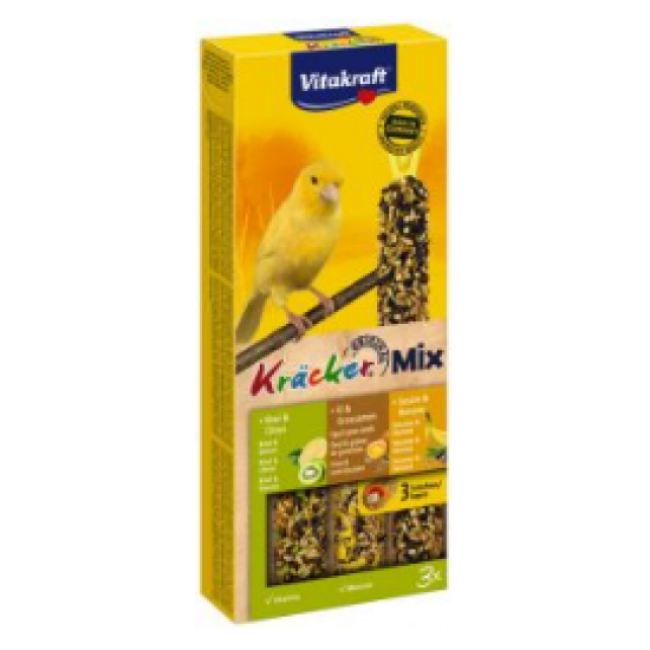 Kracker pour canaris au oeufs/Kiwi citron/Banane et Sésame Vitakraft