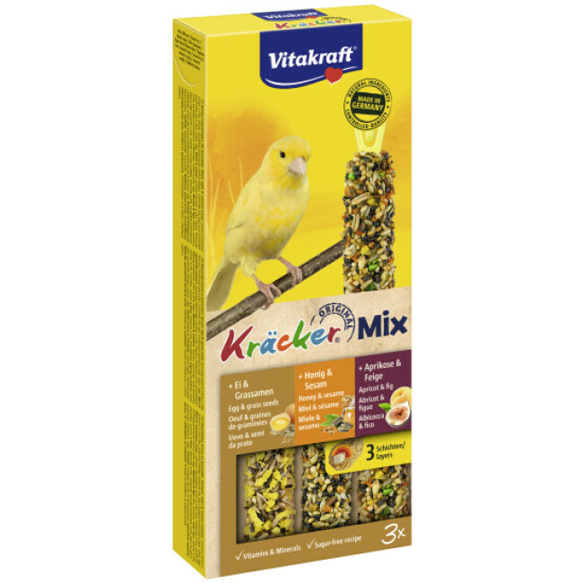 Kracker pour canaris au Miel/Fruits/Oeufs Vitakraft