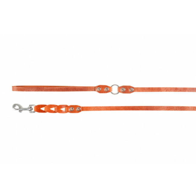 Laisse Connex Rouge Brun Long 1,10 m larg 1,2 cm
