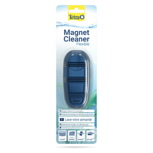 Lave-vitre aimanté Tetra Magnet Cleaner pour aquarium - Flexible (épaisseur jusqu'à 8 mm)