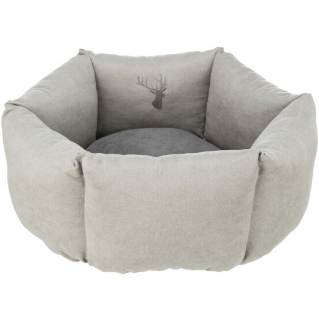 Lit Leni Rond Trixie en velours tissé pour chien - Diamètre 55cm
