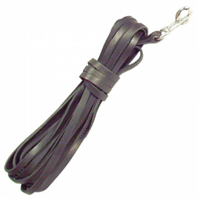 Longe de pistage en cuir 10 mètres pour chien Largeur 10 mm