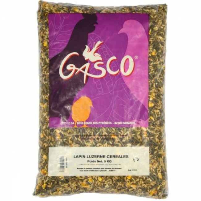 Luzerne mélangée Gasco pour lapin Sac 5 kg