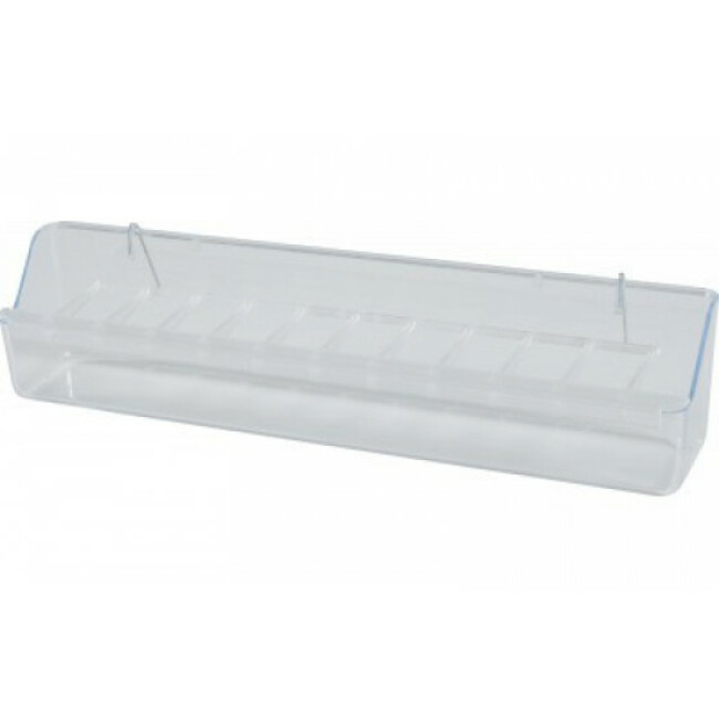 Mangeoire oiseaux avec grille plastique transparent Taille XL