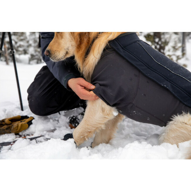 Manteau Imperméable Pour Chien Avec Harnais Intégré - Doudoune Polaire, Bandes Réfléchissantes, Ajustable - Taille XS à 3XL