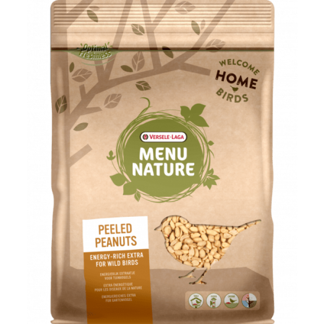 Mélange d'arachides décortiquées pour oiseaux sauvages Versele Laga Menu Nature Sac 1 kg