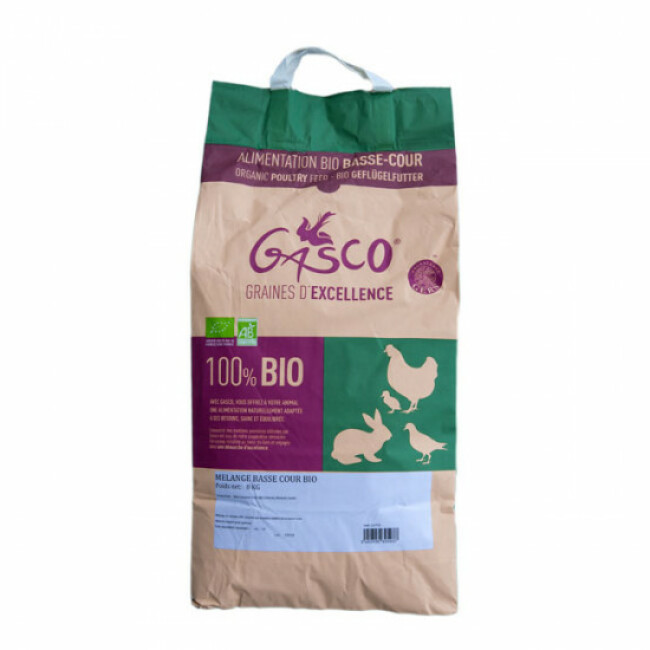 Mélange Bio Gasco pour basse cour Sac 8 kg