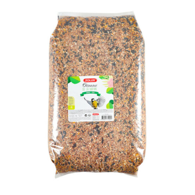 Mélange de graines pour oiseaux de la nature Zolux - Sac 12 kg