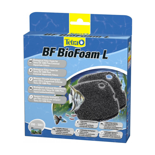 Mousse de filtration biologique Tetratec BF pour filtre EX 1200