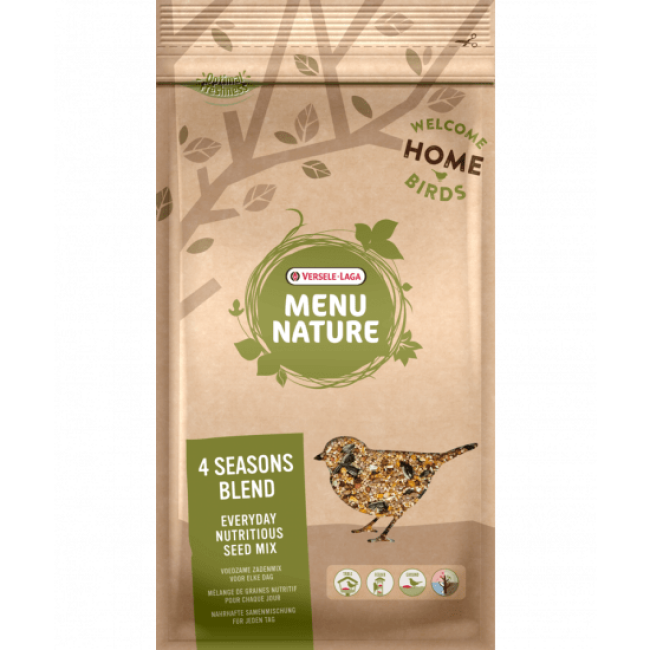 Nourriture pour oiseaux sauvages Versele Laga Menu Nature 4 saisons Sac 1 kg