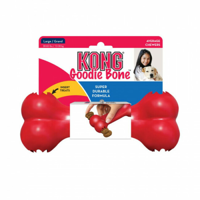 KONG Goodie Bone Medium Rouge