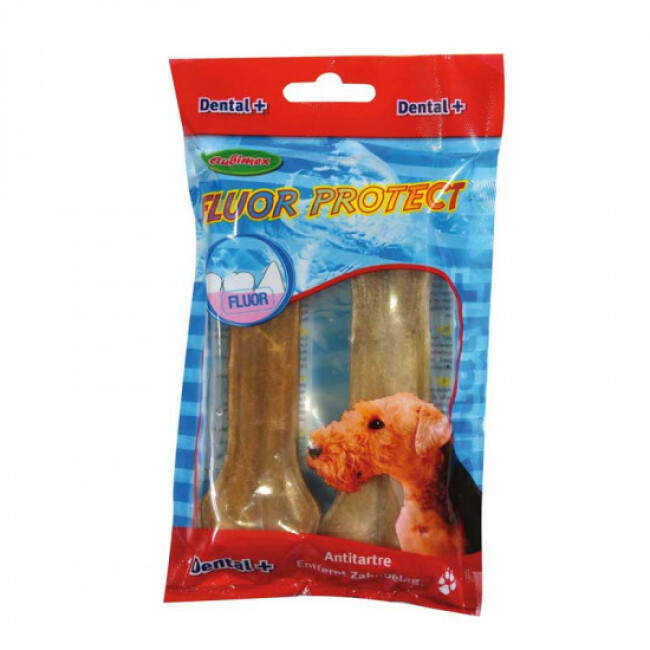Os bi fluor Fluo Fresh Bubimex pour chien 2 os 13 cm