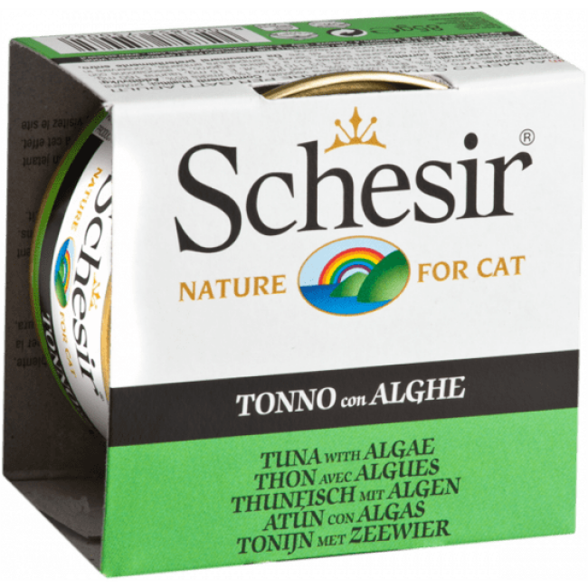 Pâtée pour chat en gelée Schesir 85g - 1 Boîte 85 g Thon avec algues