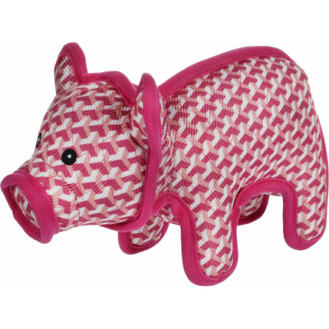 Peluche Animal Flamingo Strong Stuff pour chien - Porcelet (26cm)