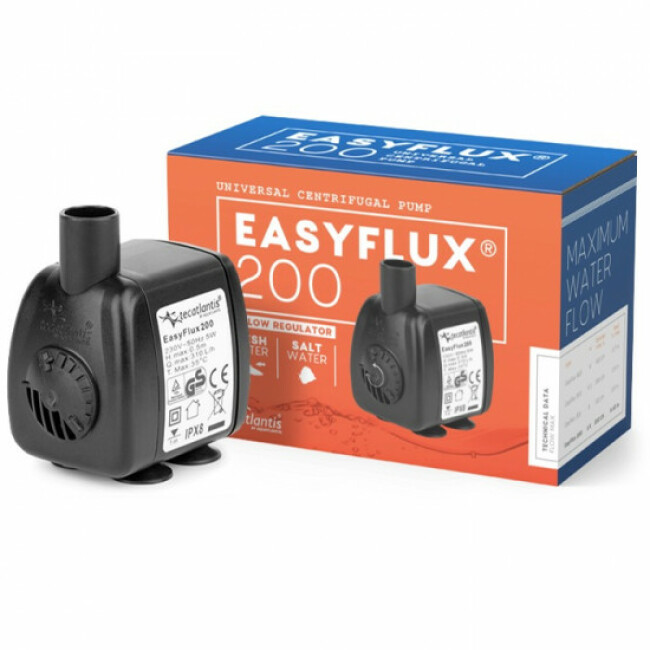 Pompe submersible pour aquarium Easyflux Tecatlantis Modèle 200 230 l/h