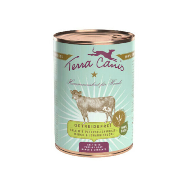 Pâtée pour chien Terra Canis Grain Free - Veau Boîte 400 g