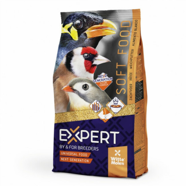 Pâtée universelle pour oiseaux Next Génération Witte Molen - Sac 1 kg