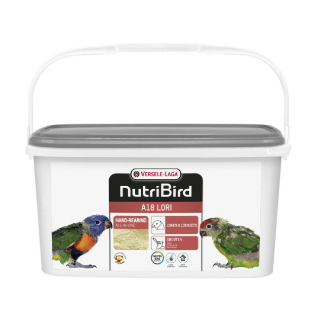 Pâtée Versele Laga Nutribird A18 pour Loris - 3 kg