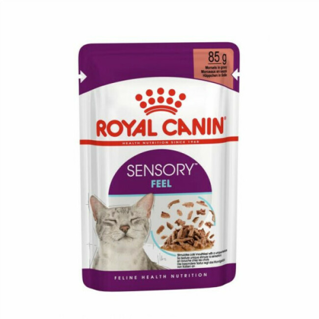 Royal Canin Sensory Feel pour chat 12 sachets 85 g En Sauce