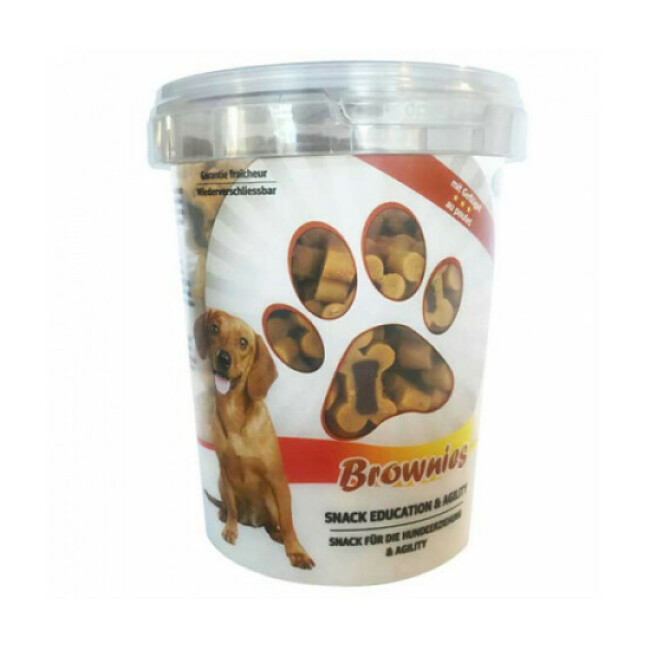 Seau de friandises Brownies saveur poulet pour chien - 300 g