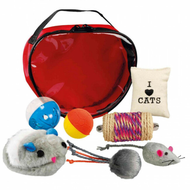Jouet pour chats Trixie Multicouleur Crabe