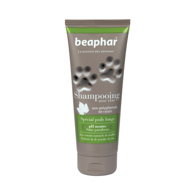 Shampoing démêlant Beaphar spécial poils longs pour chat et chaton 200 ml
