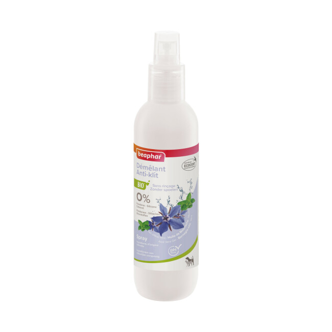 Spray démêlant labellisé ECOCERT pour chat et chien Beaphar - 200 ml