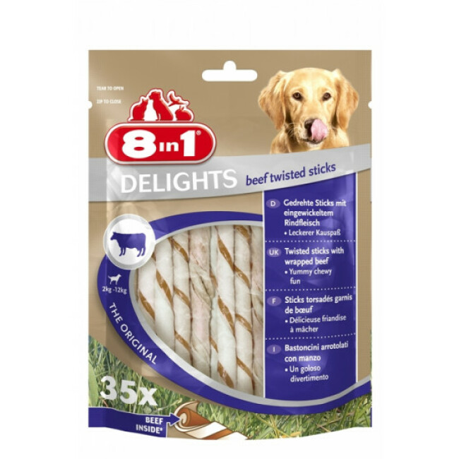 Lot De 35 Pi ces De Sticks M cher Delights Twisted 8 In 1 Pour Chien