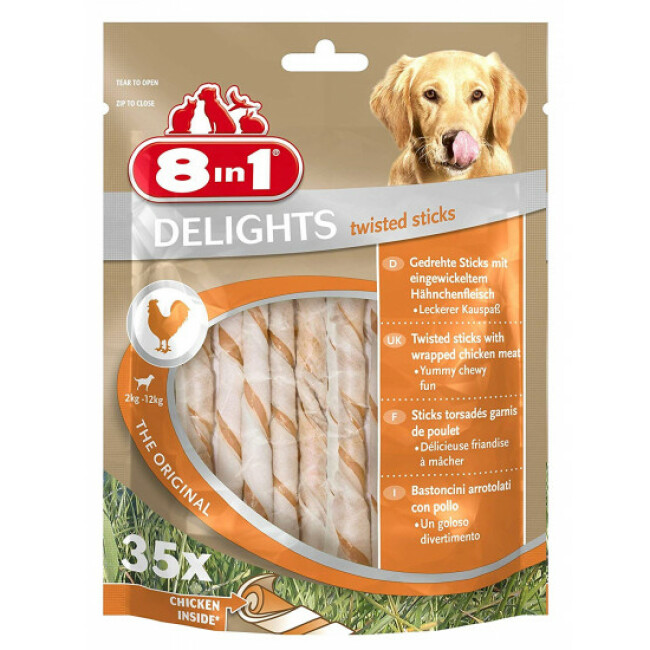 Lot De 35 Pi ces De Sticks M cher Delights Twisted 8 In 1 Pour Chien