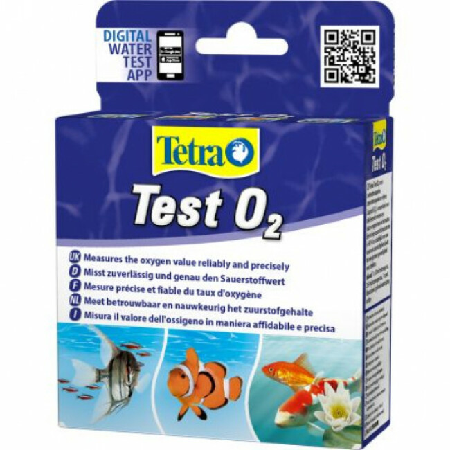 Test O2 Oxygène Tetra pour aquarium