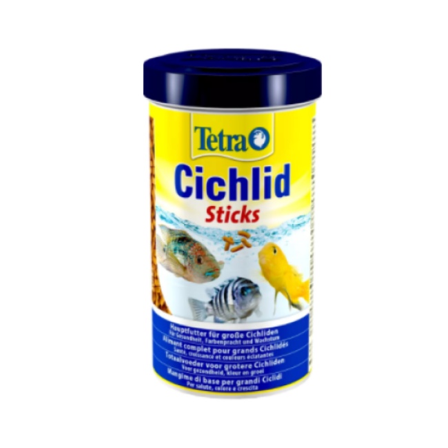 Tetra Cichlid Sticks pour poissons Cichlidés Contenance 1 Litre