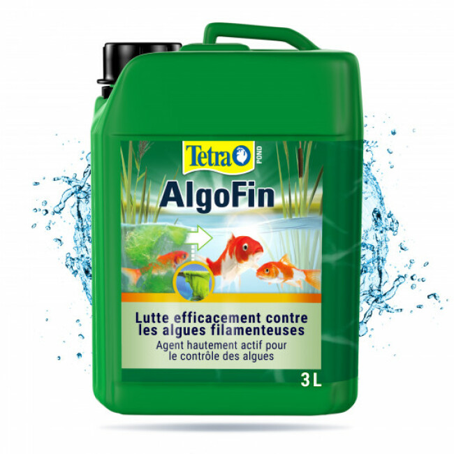 Traitement de l'eau Tetra Pond AlgoFin pour bassin Contenance 3 litres