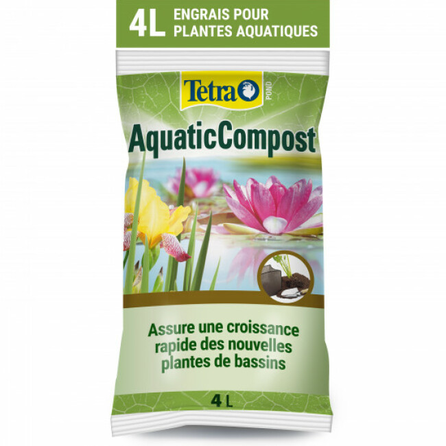 Traitement des plantes Tetra Pond AquaticCompost pour bassin Contenance 4 litres