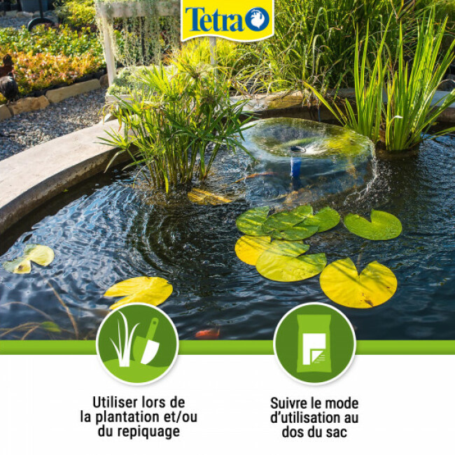 Tetra Pond AquaticCompost - Terreau Pour Bassin 4L, Engrais Naturel Plantes Aquatiques