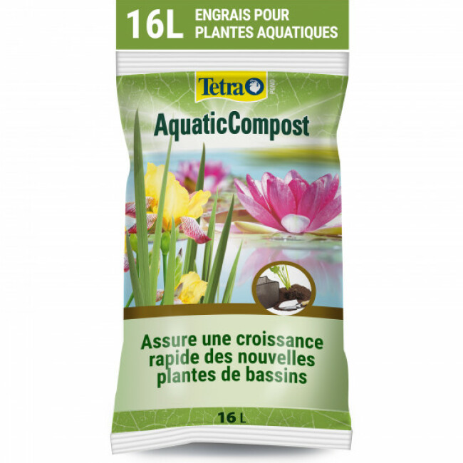 Traitement des plantes Tetra Pond AquaticCompost pour bassin Contenance 16 litres