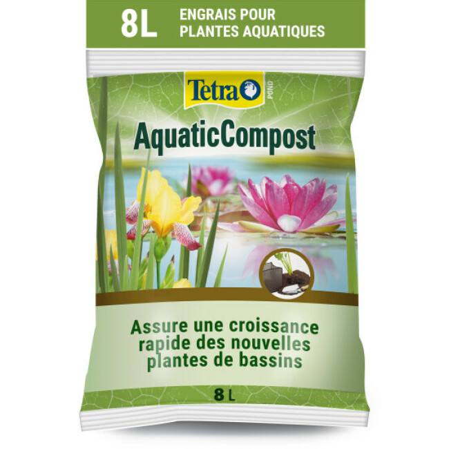 Traitement des plantes Tetra Pond AquaticCompost pour bassin Contenance 8 litres