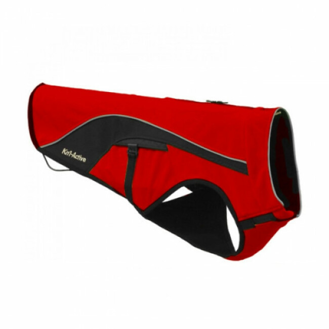 Veste polaire imperméable Kn'1 Active Way pour chien Coloris Rouge Taille L