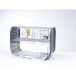 Savic Caesar 3 Double - Dierenverblijf - 100x50x97 cm Lichtgrijs Grijs