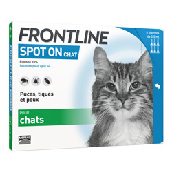 Pipette Chat Antiparasitaire Pour Traiter Contre Les Puces