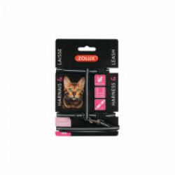Kit Sellerie Reflechissant Pour Chat Laisse 1 M Et Harnais Reglable